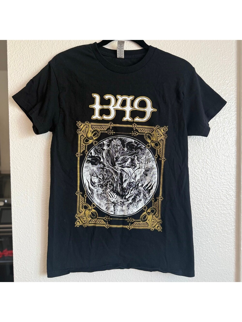 1349 2024 North American Tour Tee Black Metal Shirt Small